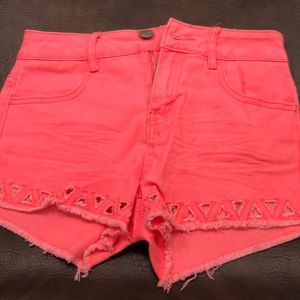 Neon Pink Shorts